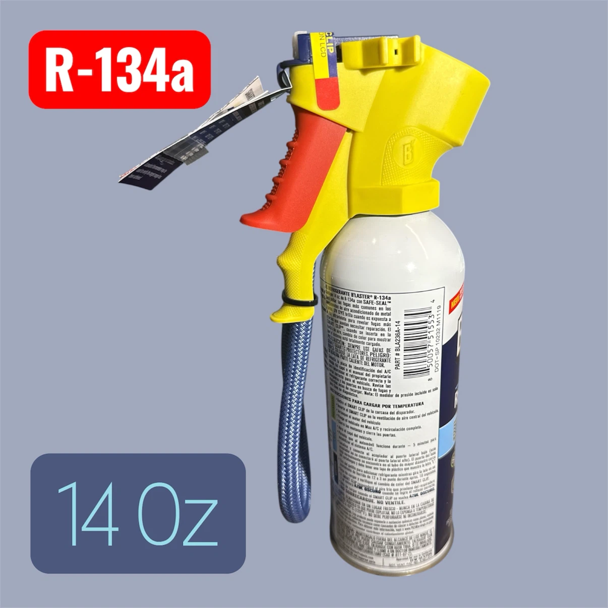 Blaster R-134a Recharge Kit with Smart Clip 14 Oz - photo 2