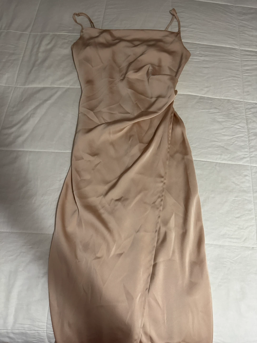 Re:Named Satin Midi Dress - Size S