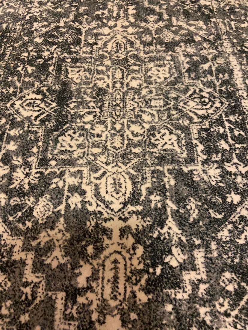 New 2x6 Washable Runner Rug Charcoal Grey - photo 2