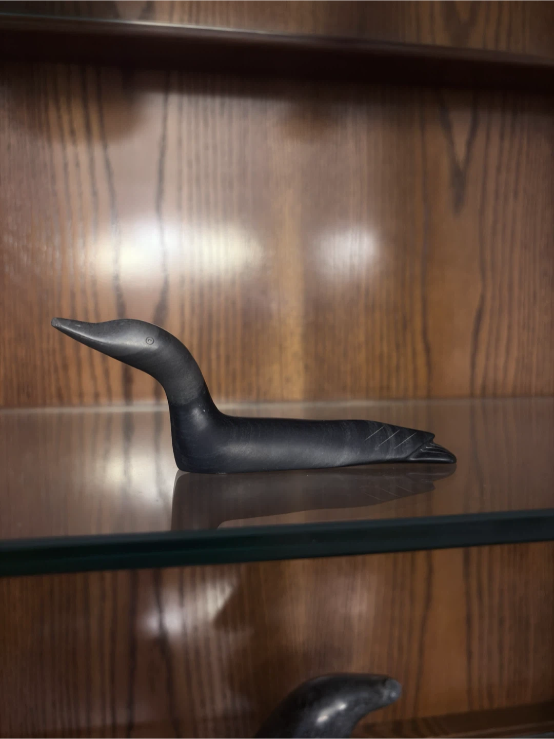 Soapstone Carvings - Loon, Bird and polar bears - photo 2