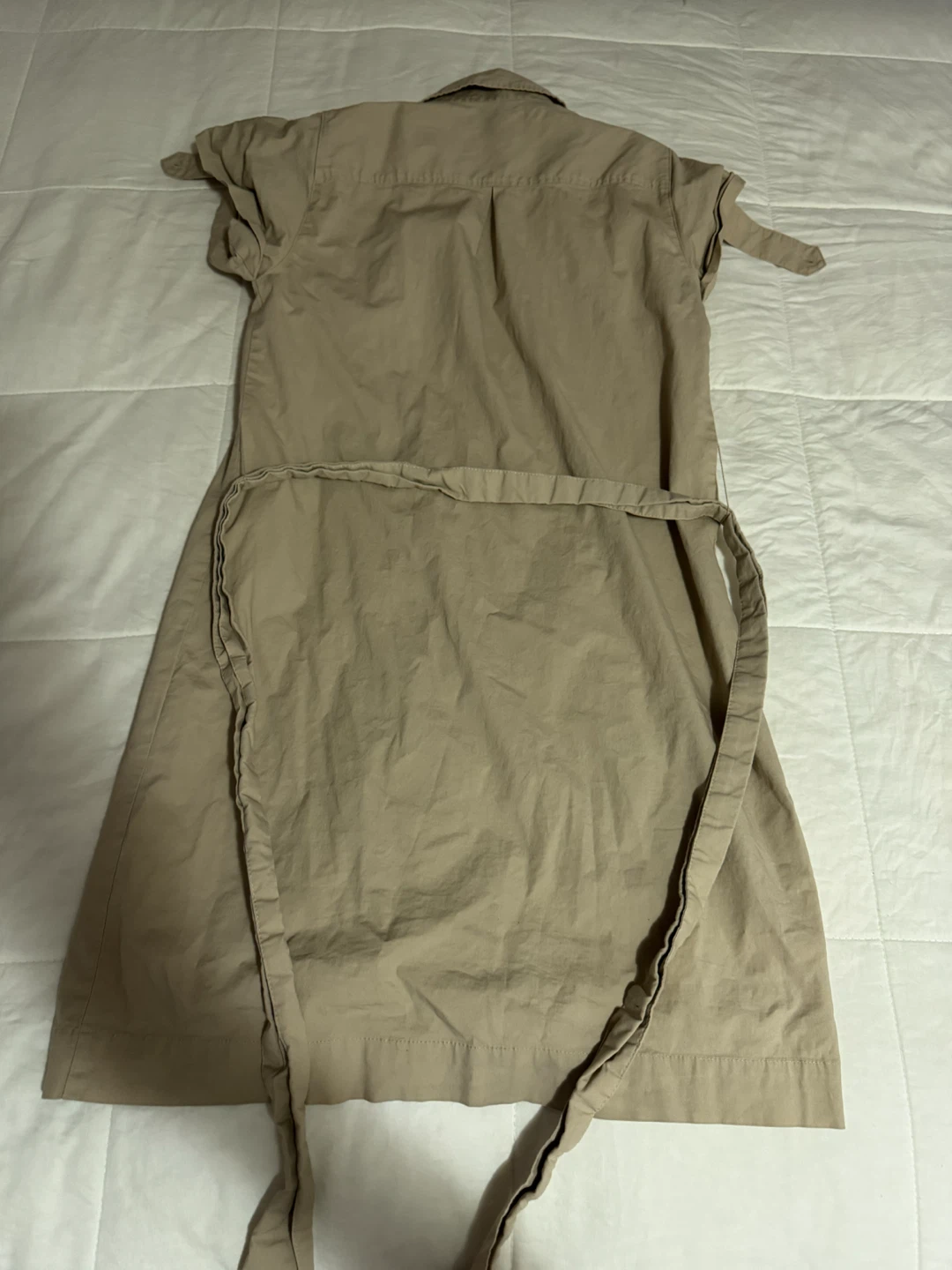 Alfred Sung Button-Up Dress - Khaki - photo 2