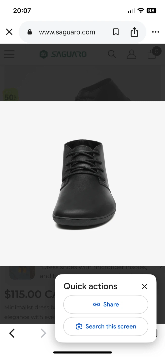 Saguaro Noble I Barefoot Shoes - Black - photo 5