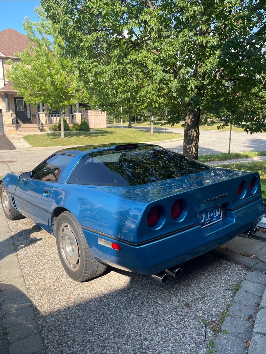 Blue Chevrolet Corvette 1987 - photo 2