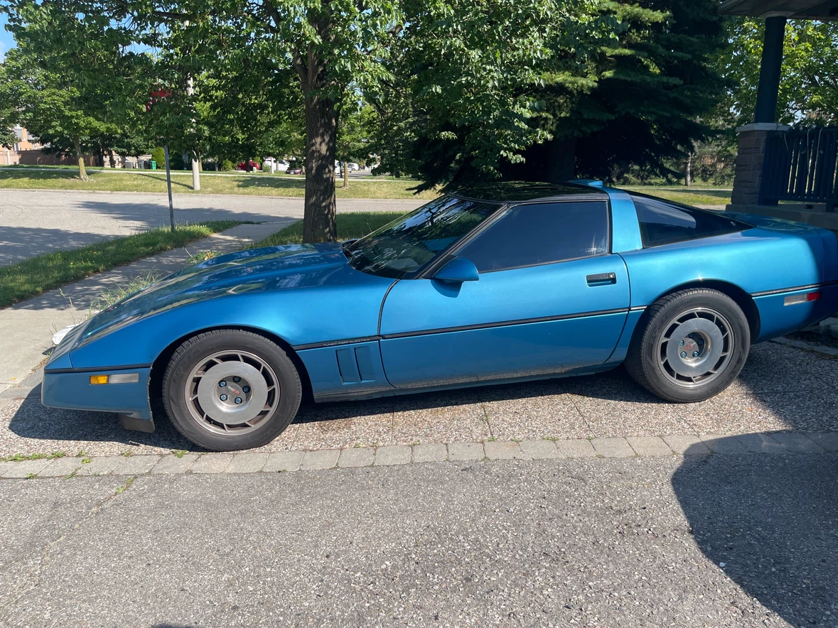 Blue Chevrolet Corvette 1987 - photo 4
