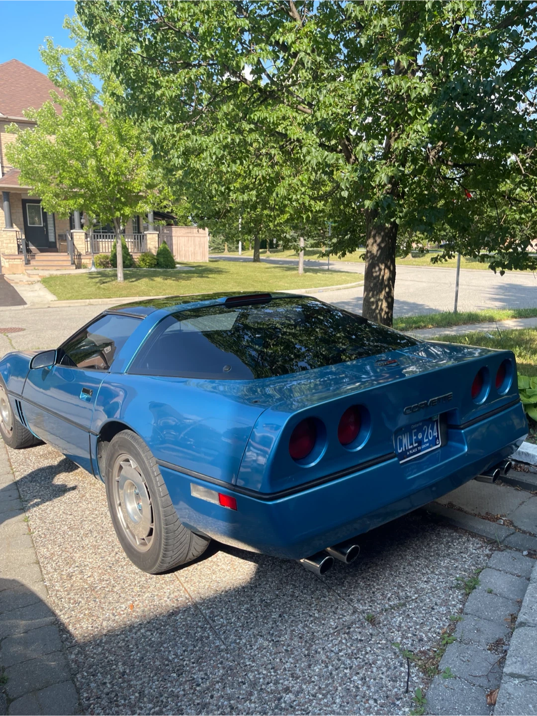 Blue Chevrolet Corvette 1987 - photo 5