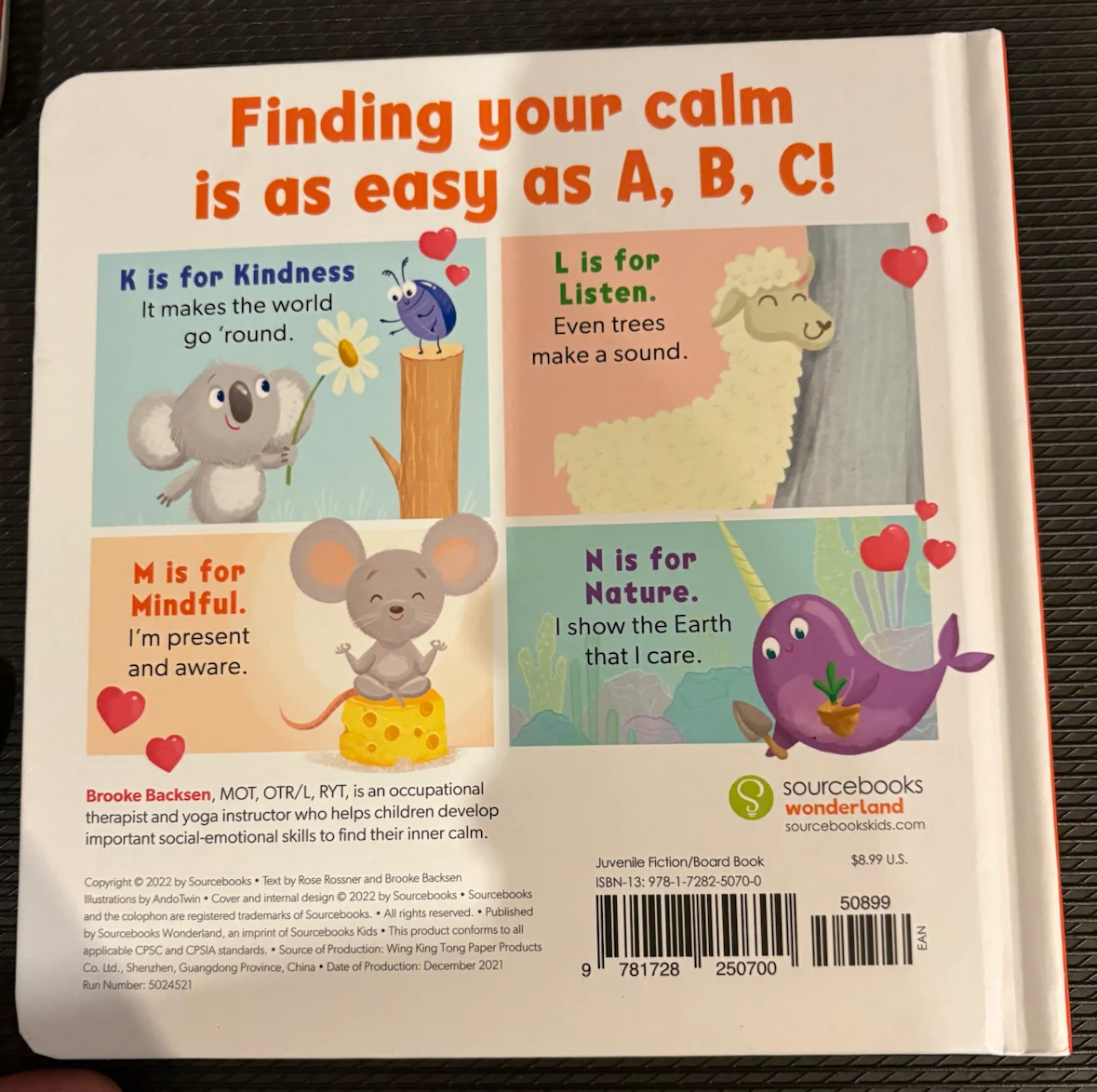 The ABCs of Calm Board Book - photo 2