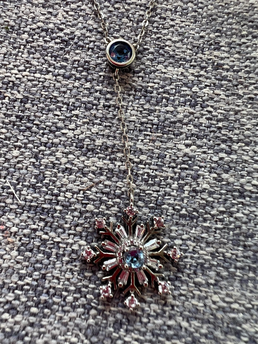 926 Silver Snowflake Pendant Necklace - photo 3