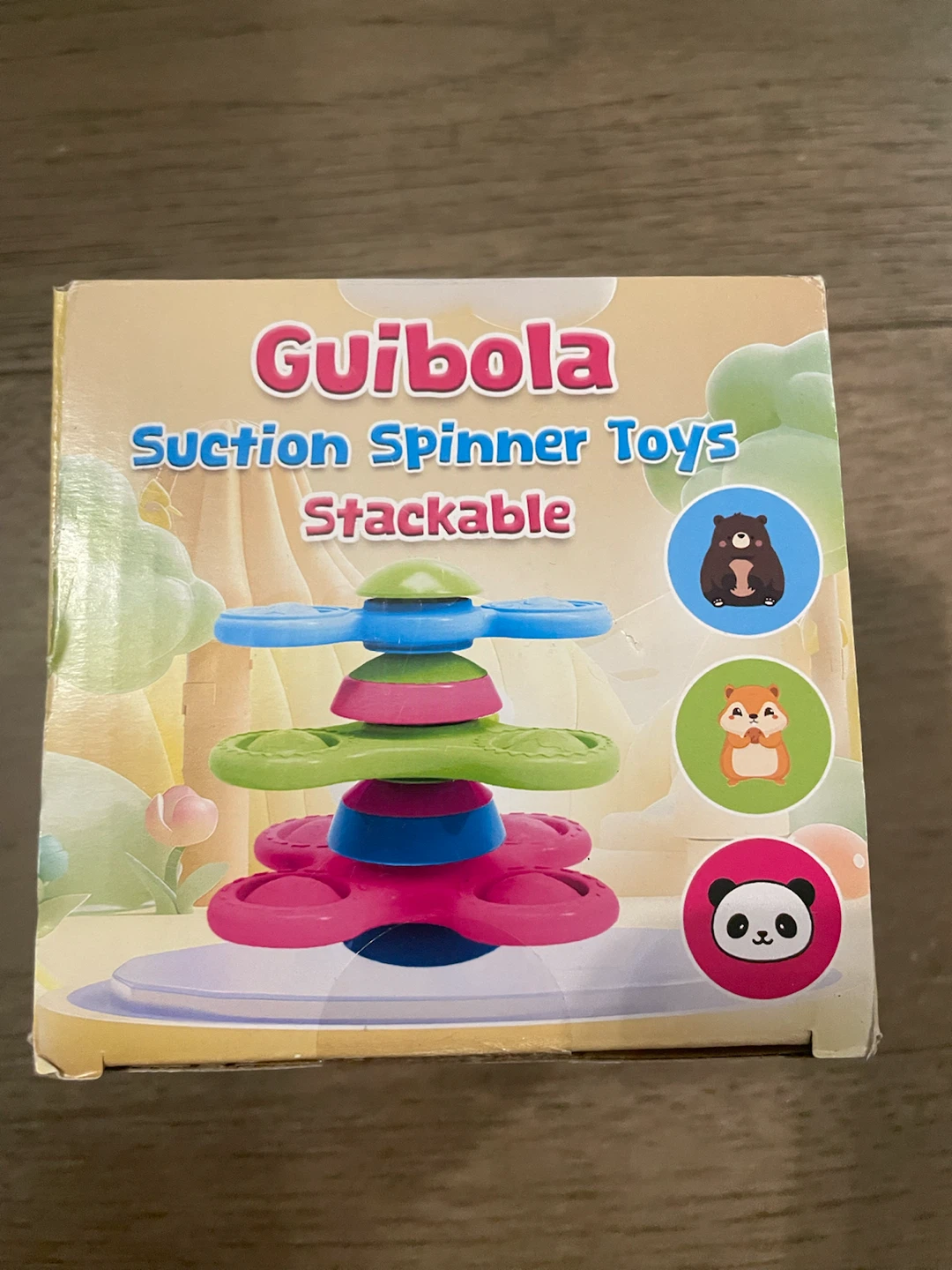 NEW! Stackable Suction Spinner Toys - photo 2