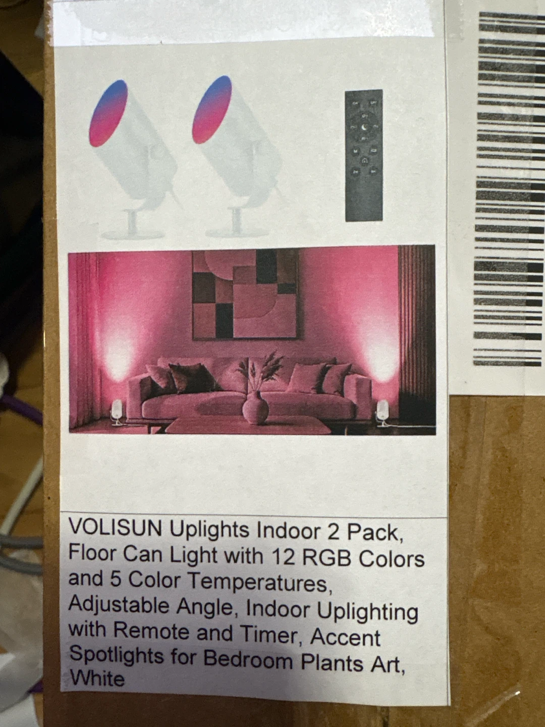 VOLISUN Uplights Indoor 2 Pack Spot Lights