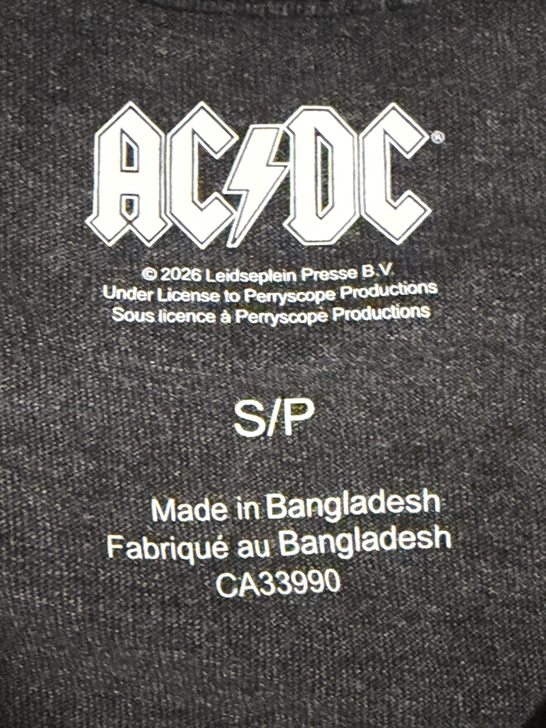 AC/DC Back in Black Sleeveless T-Shirt - photo 2