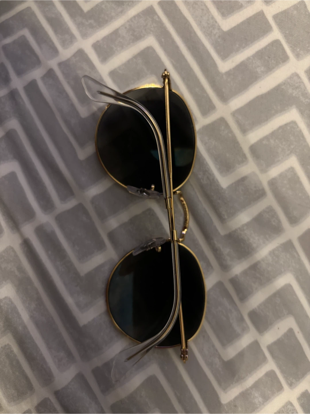 RayBan Round Metal Sunglasses Gold - photo 2