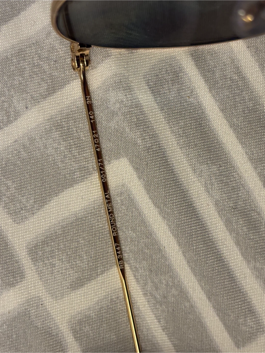 RayBan Round Metal Sunglasses Gold - photo 4