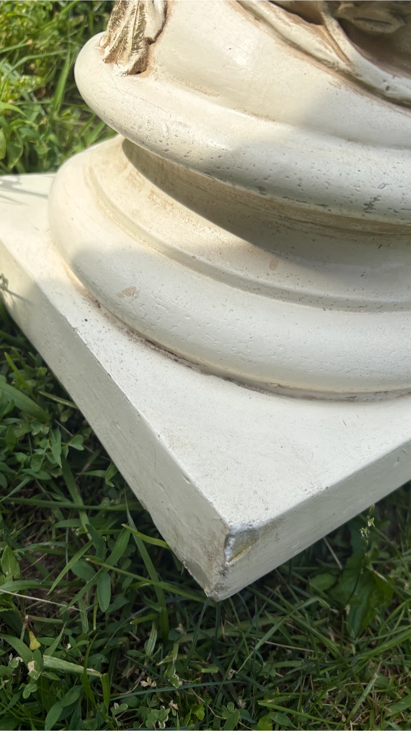 Vintage 1965 Universal Statuary Corp Urn & Pedestal Column Set - photo 5