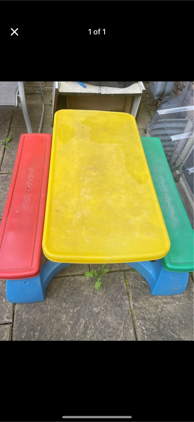 Fisher-Price Kids Picnic Table