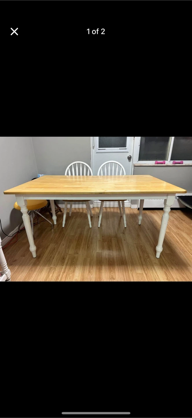 Wood Dining Table - photo 2