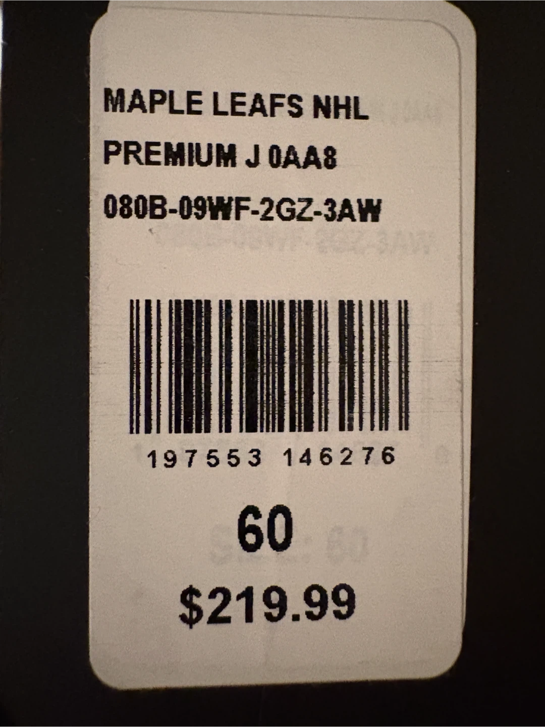 Toronto Maple Leafs Knies Jersey - Size 60 - photo 4