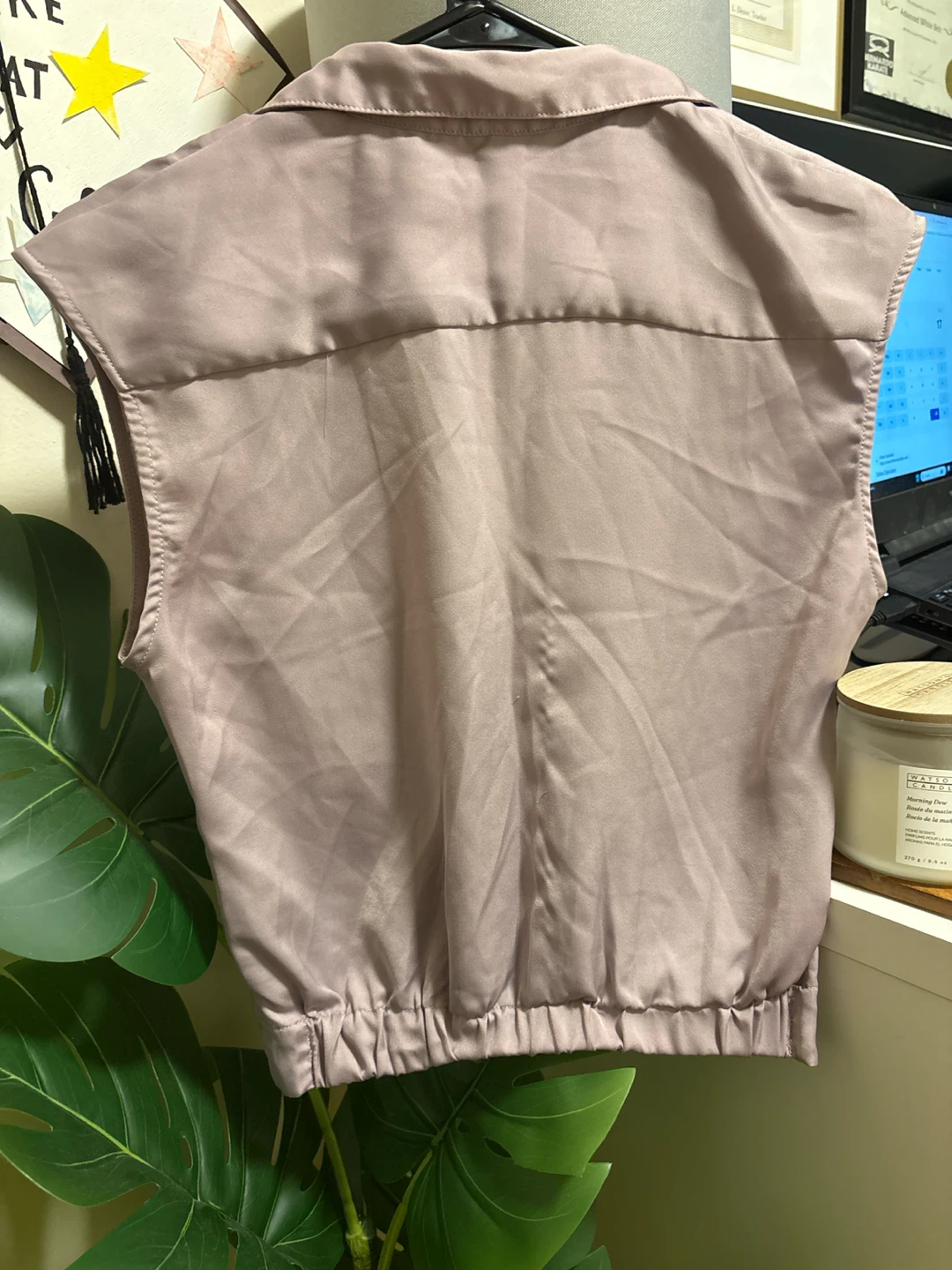 Dynamite Sleeveless Collared Shirt - photo 2