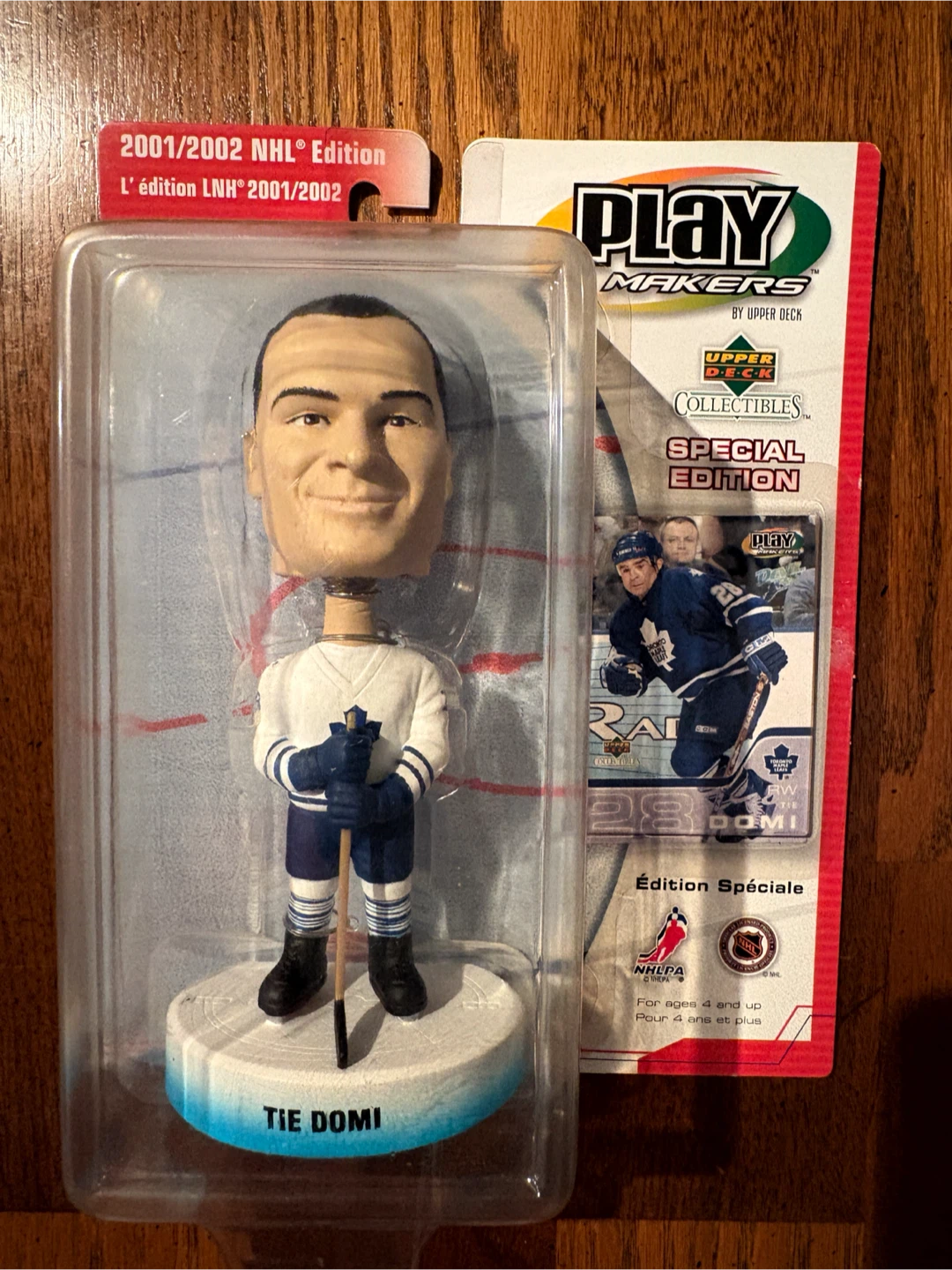 Upper Deck Playmakers Tie Domi Bobblehead Special Edition