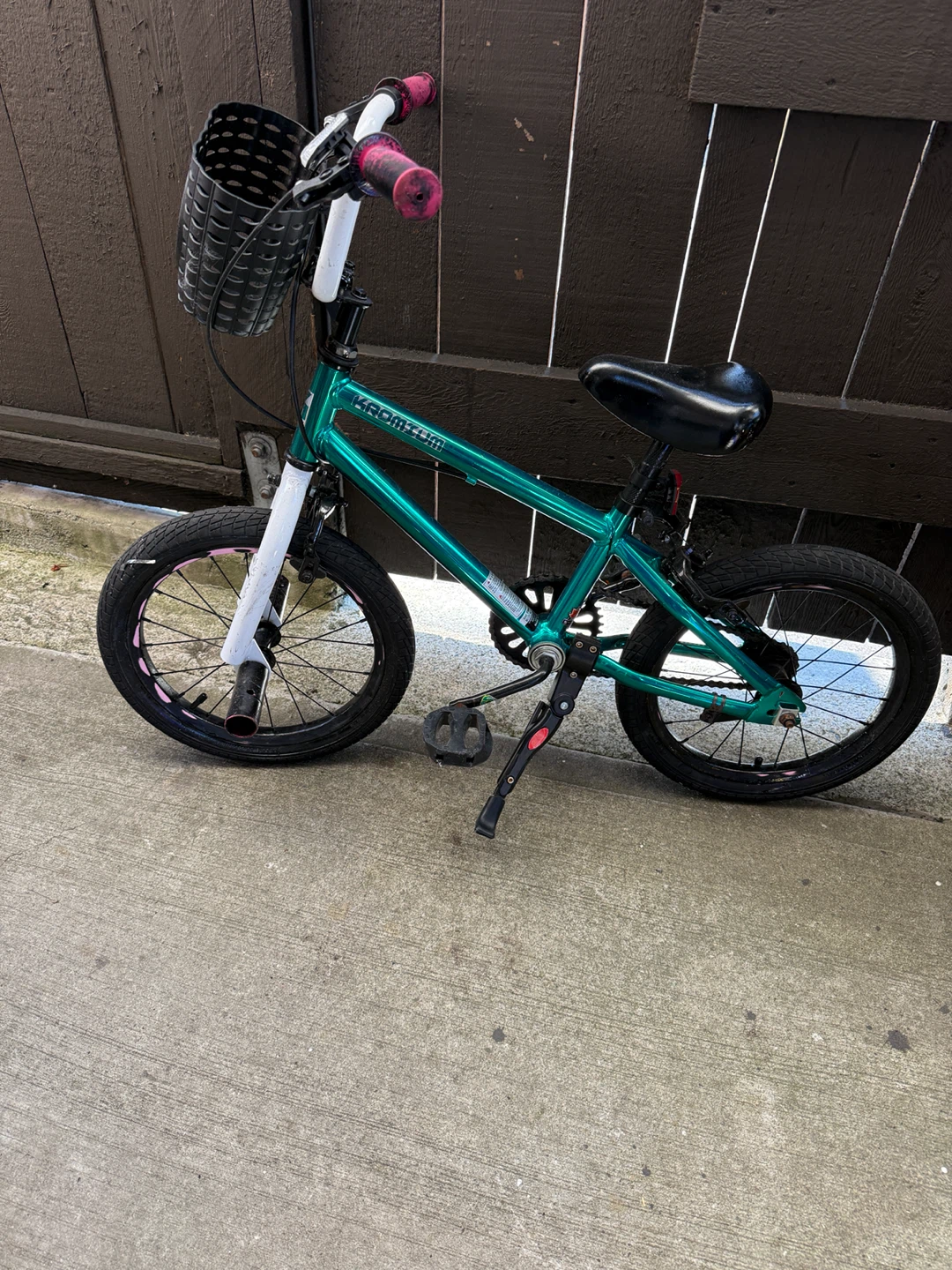 Kromoly Kids Bike with Basket 16 inch