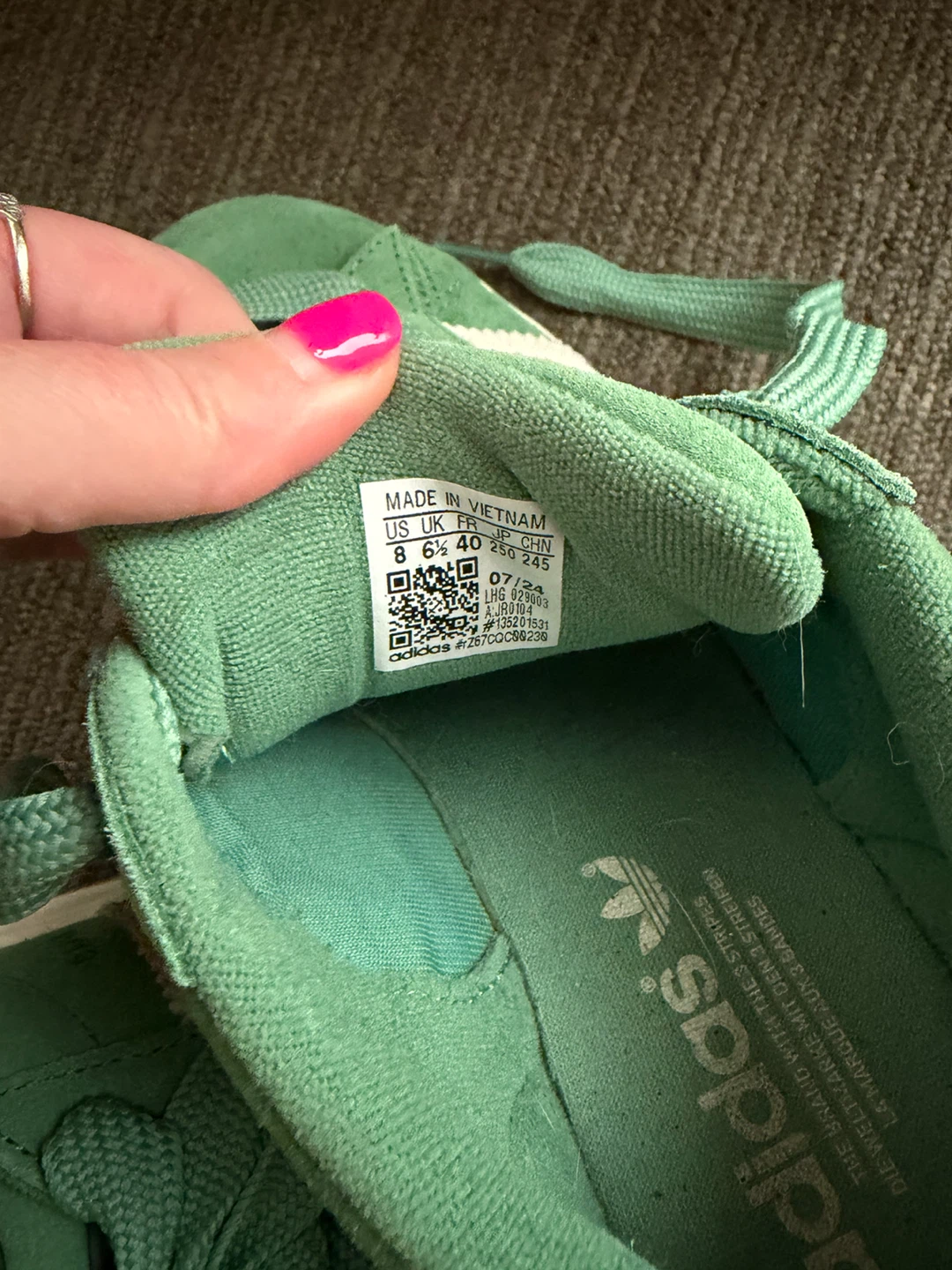 Adidas Campus Green Suede Shoes - photo 2