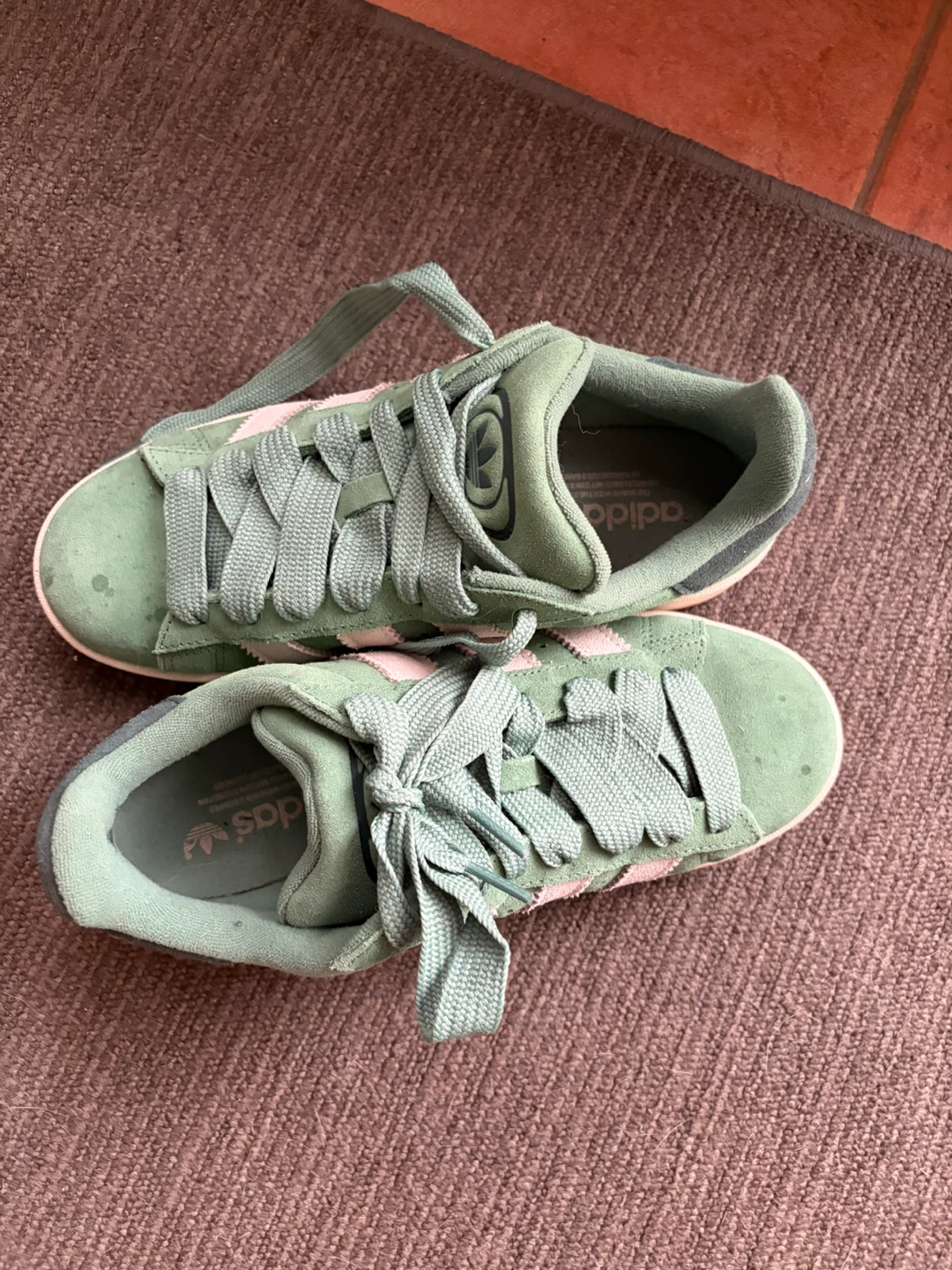 Adidas Campus Green Suede Shoes - photo 3