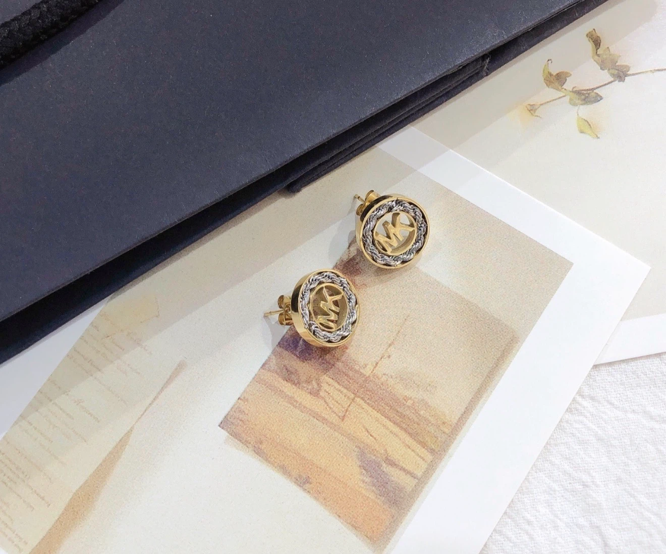 Michael Kors MK Logo Stud Earrings - photo 3