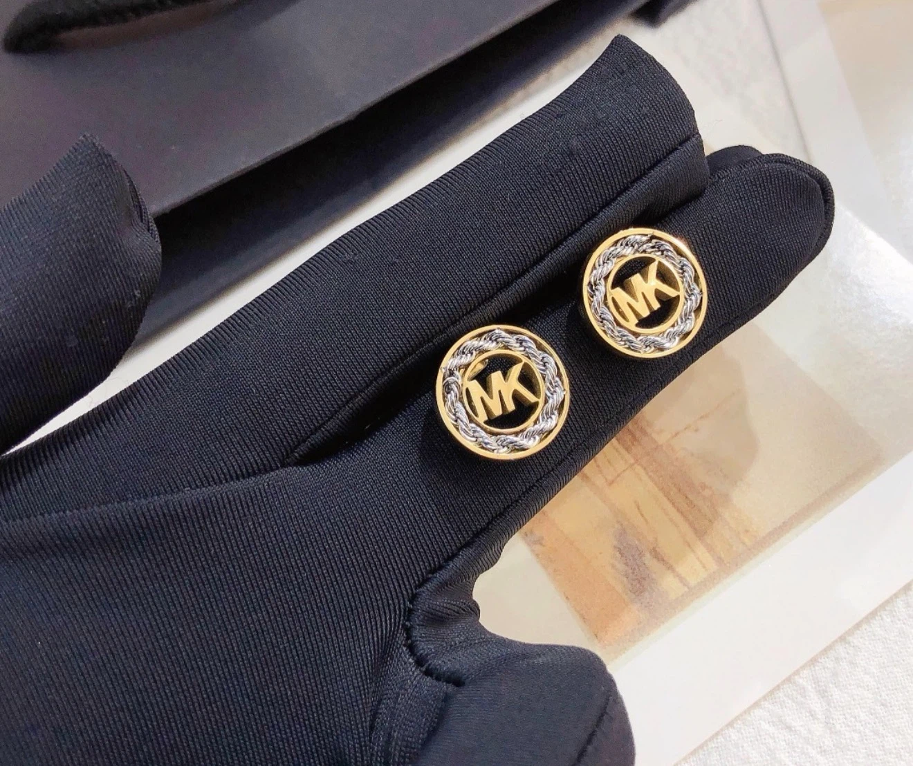 Michael Kors MK Logo Stud Earrings - photo 4