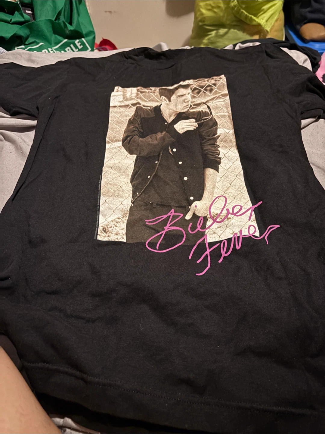Justin Bieber Graphic Black T-shirt