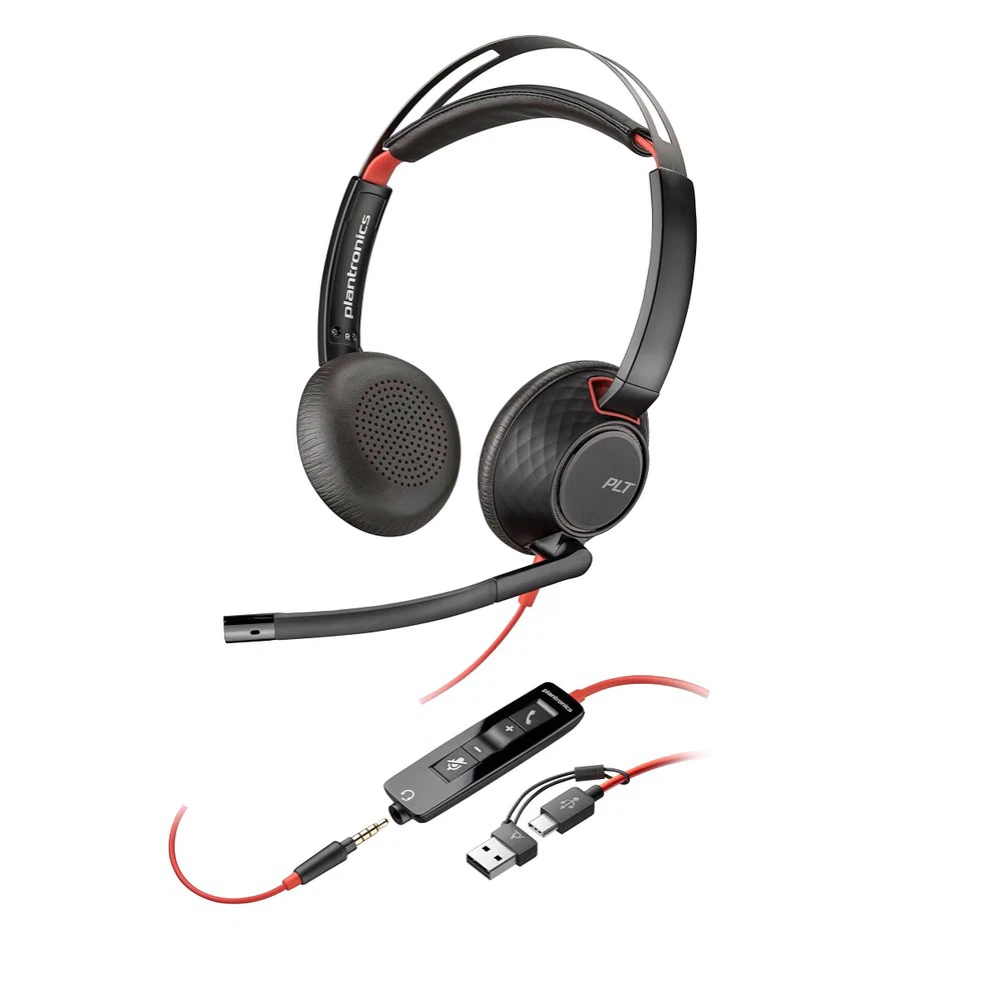 New Poly Blackwire 5220 Stereo USB-C Headset