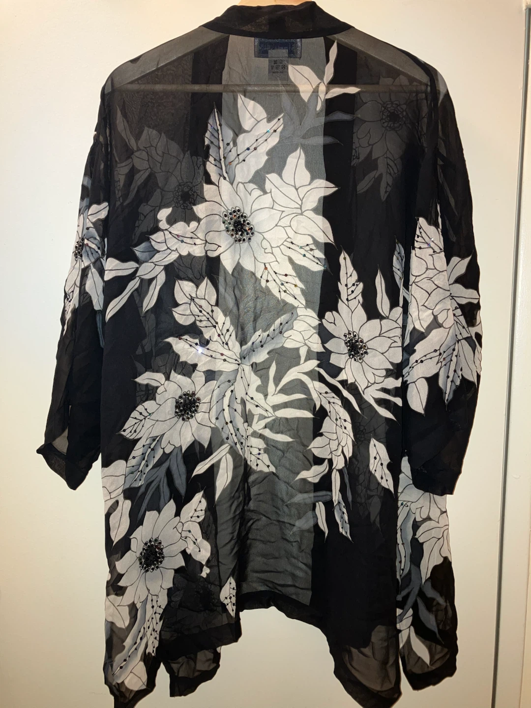 Simply Silk Women's One Size Kimono Cardigan - photo 2