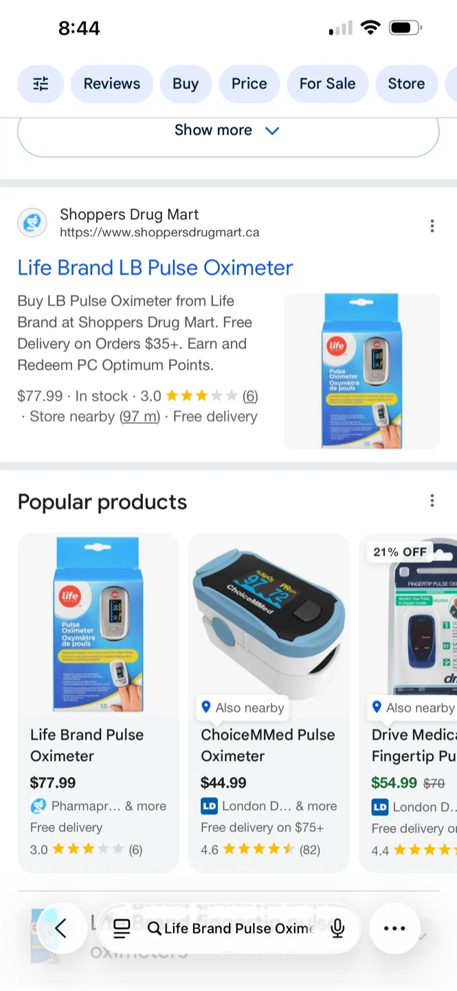(new) Life Brand Pulse Oximeter - photo 2