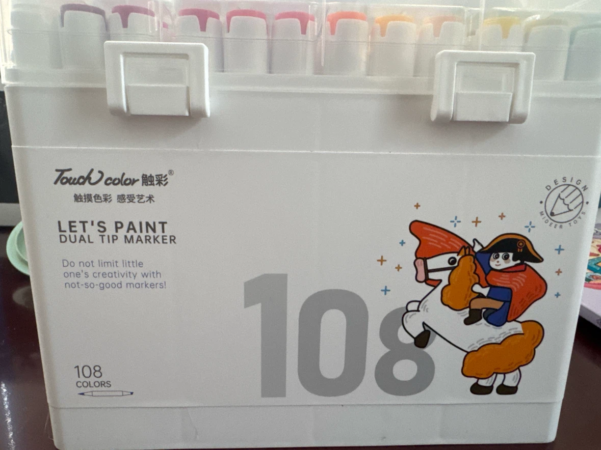STA LIMITED Let's Paint Dual Tip Markers - 108 Colors