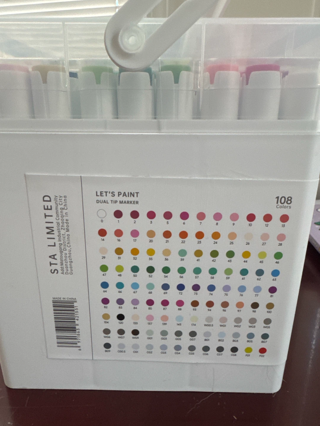 STA LIMITED Let's Paint Dual Tip Markers - 108 Colors - photo 3