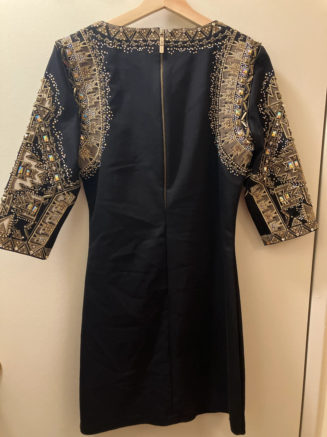 Nookie Embellished Black Mini Dress - photo 4