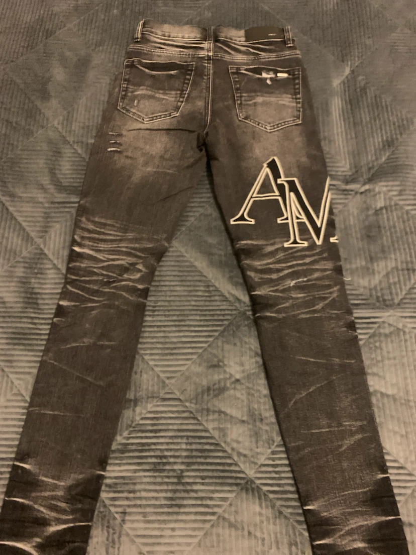 AMIRI Black Distressed Jeans - photo 2