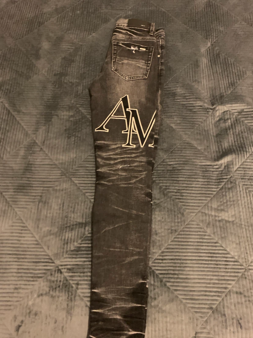 AMIRI Black Distressed Jeans - photo 3