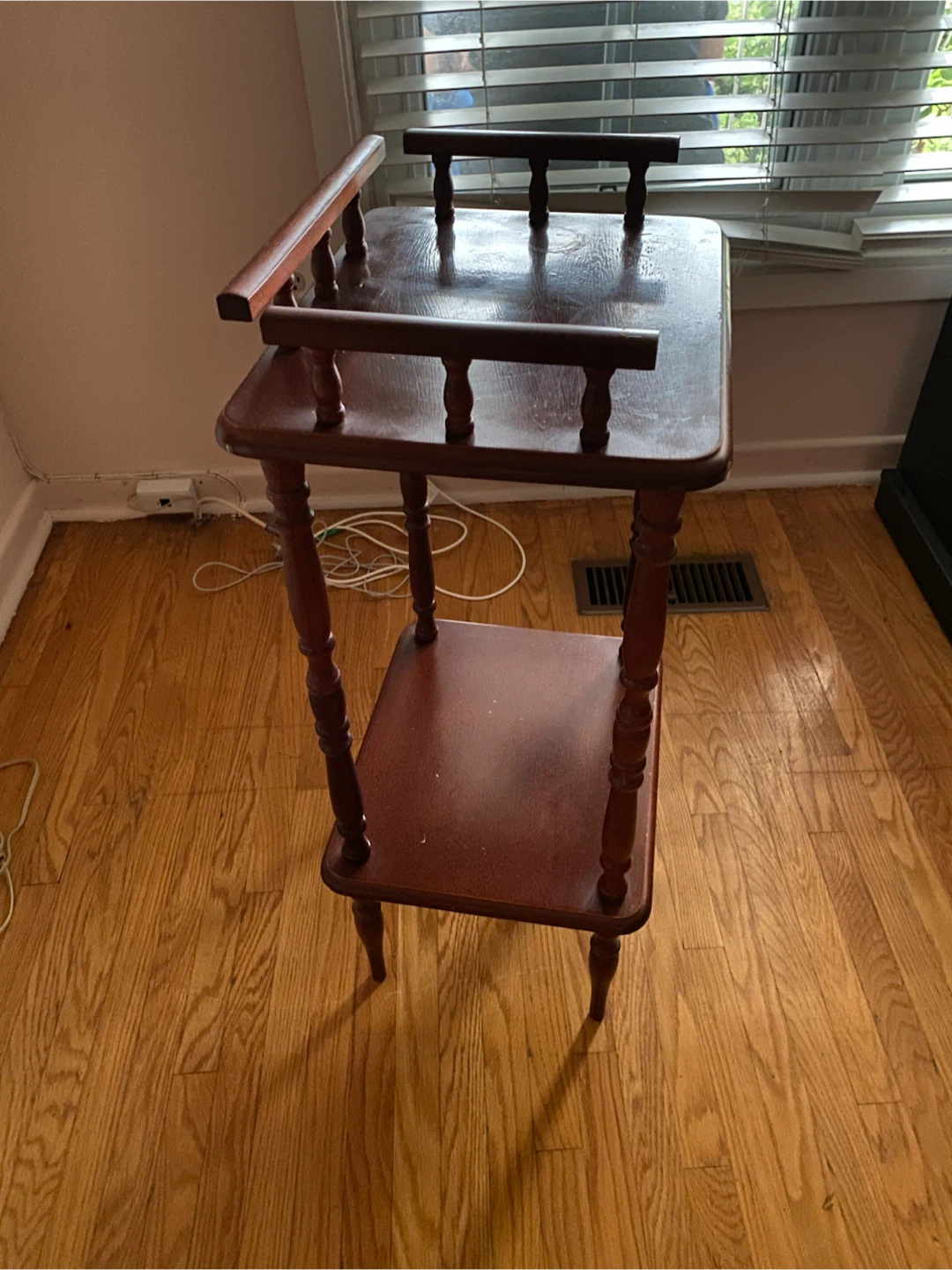 Vintage Wooden Side Table - photo 3