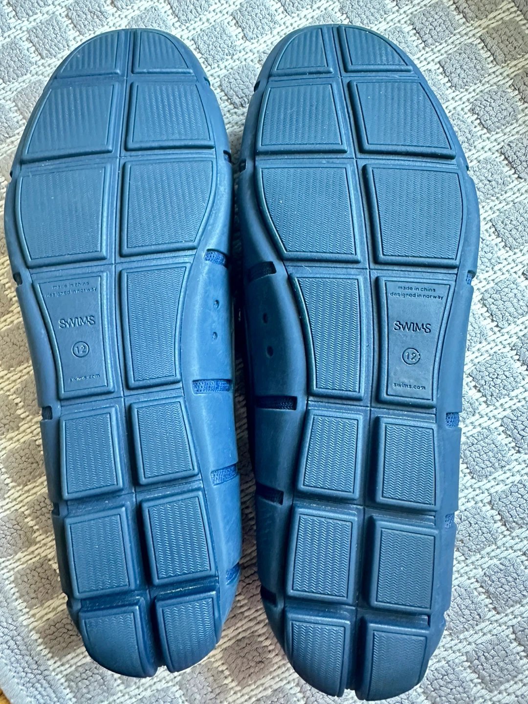 SWIMS Men's Navy Loafers - Size 12 - photo 2