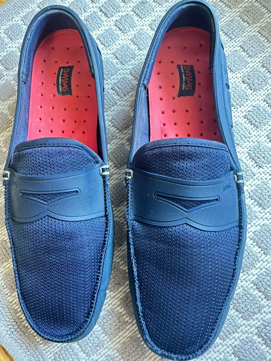 SWIMS Men's Navy Loafers - Size 12