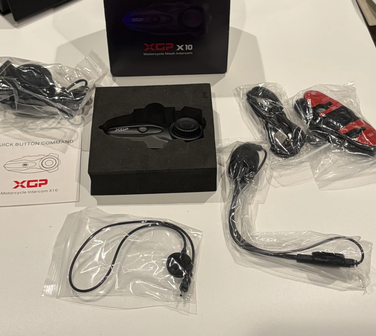 New XGP X10 10 Riders Group Mesh Motorcycle Bluetooth Intercom - photo 3