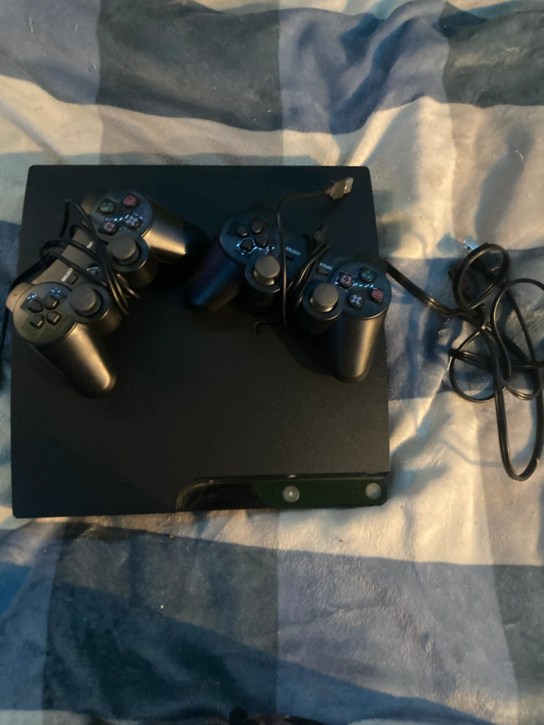 PS3 with two controllers
