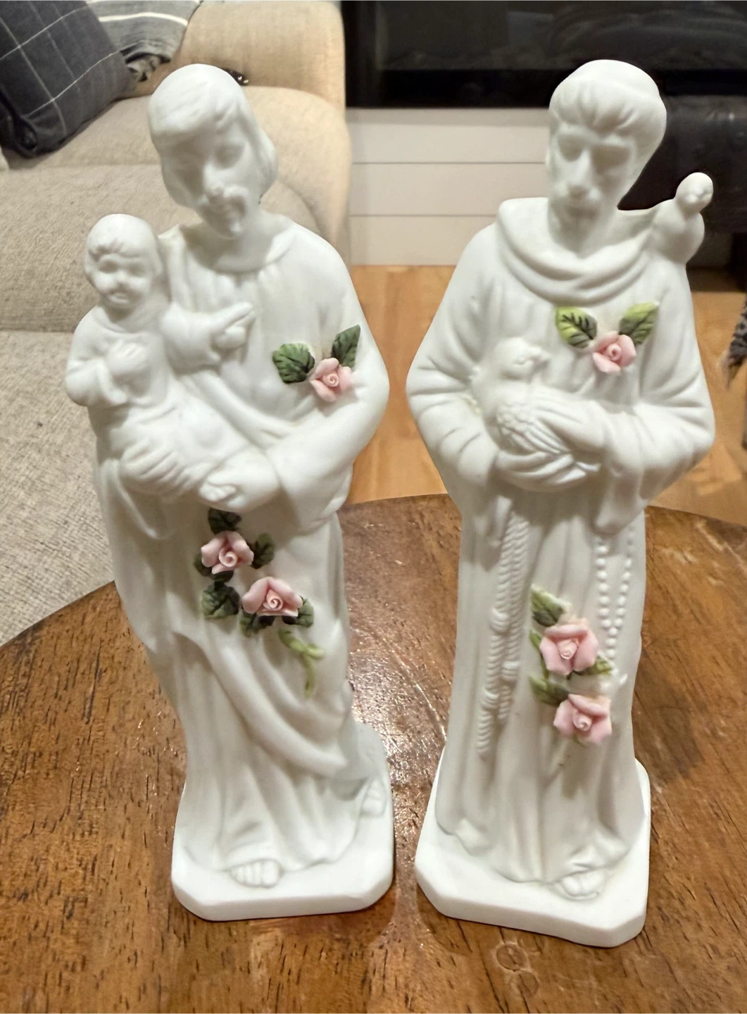 Touch of Rose by Roman Ceramic Figurines Set of 2