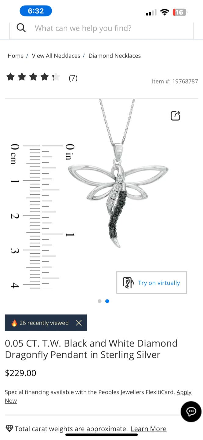 925 Silver Dragonfly Pendant Necklace - photo 2