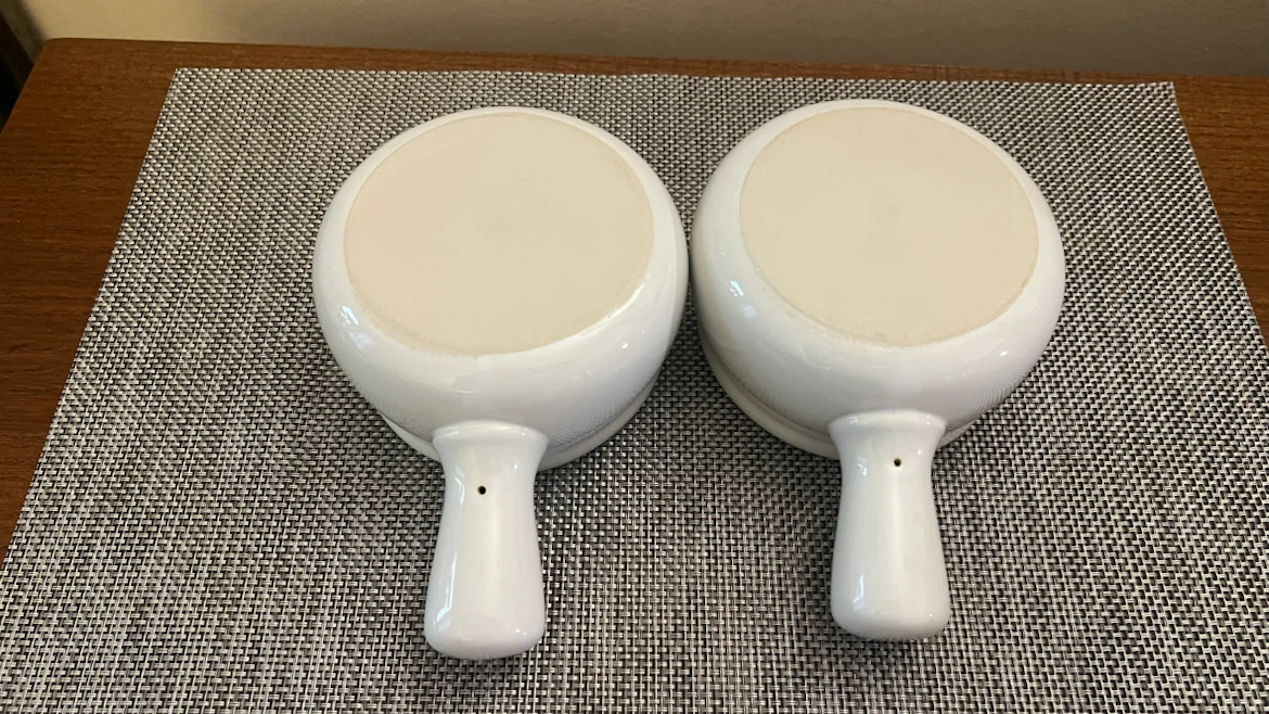 White Ceramic French Onion Soup/Chili Bowls - photo 5