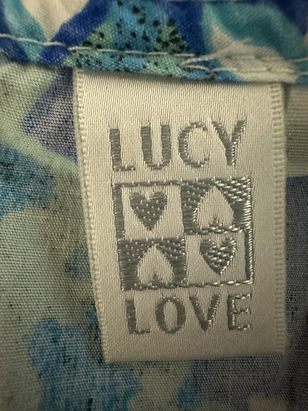 y2k Lucy Love Floral Mini Skirt - Blue - photo 3