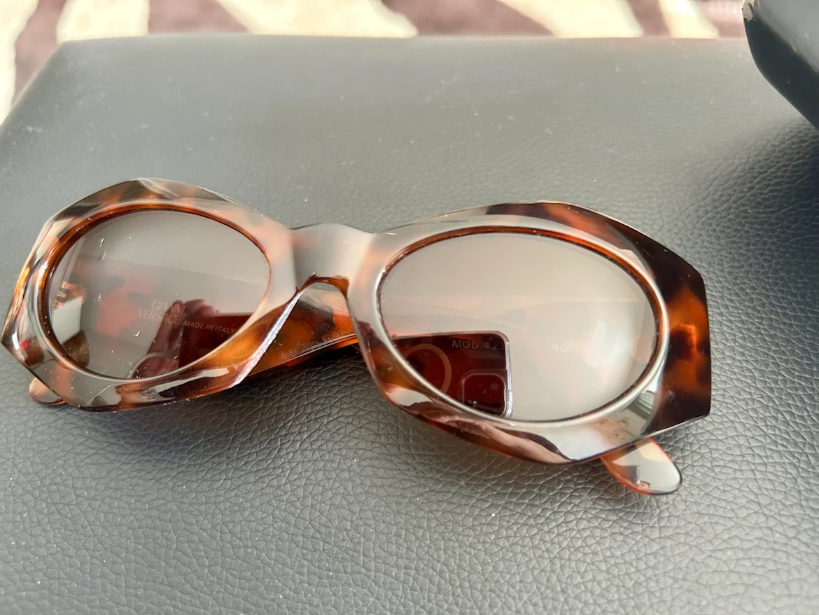 Versace vintage sunnies sunglasses tortoise gorgeous ! - photo 2