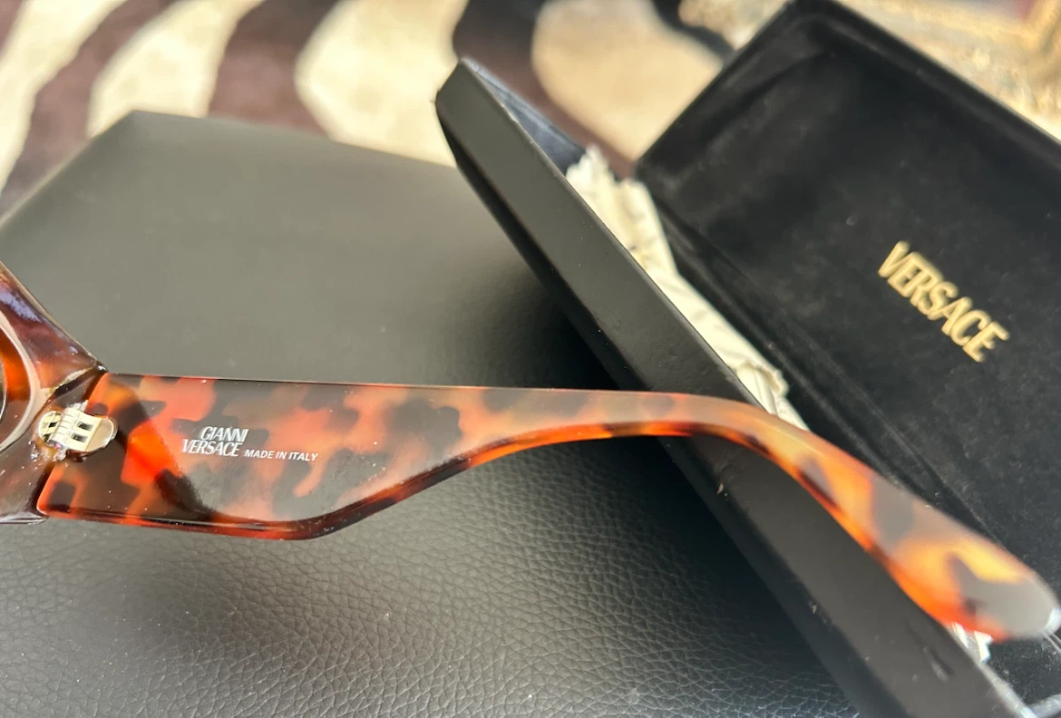 Versace vintage sunnies sunglasses tortoise gorgeous ! - photo 5