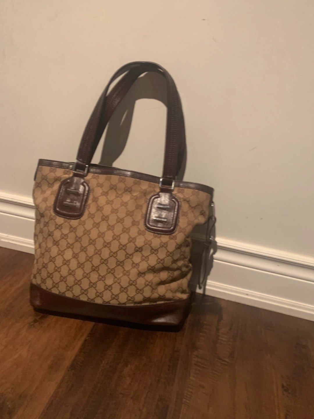 Gucci Canvas & Leather Tote Bag - photo 2