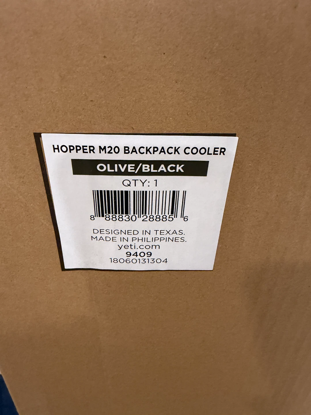 Yeti Hopper M20 Backpack Cooler Olive/Black