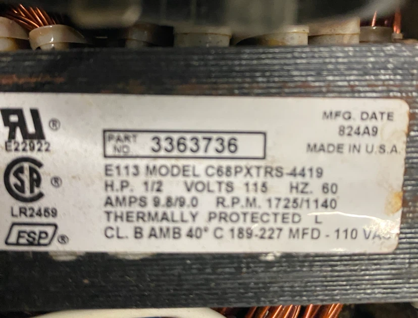 Electric Motor for Washer - photo 3